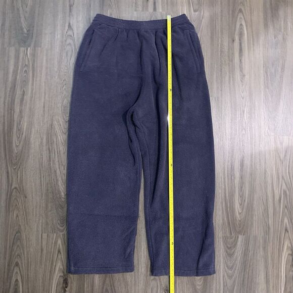 Yzy Yeezy Gap Balenciaga H10 Polar Fleece Joggers Large‎ Navy Distressed Men NEW - Picture 5 of 11